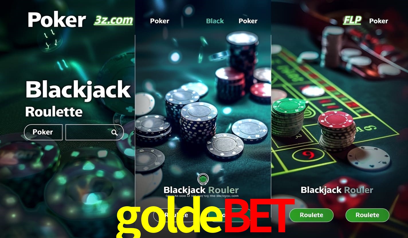 Cassino online goldebet com Poker, Blackjack e Roleta ao vivo para jogadores do Brasil
