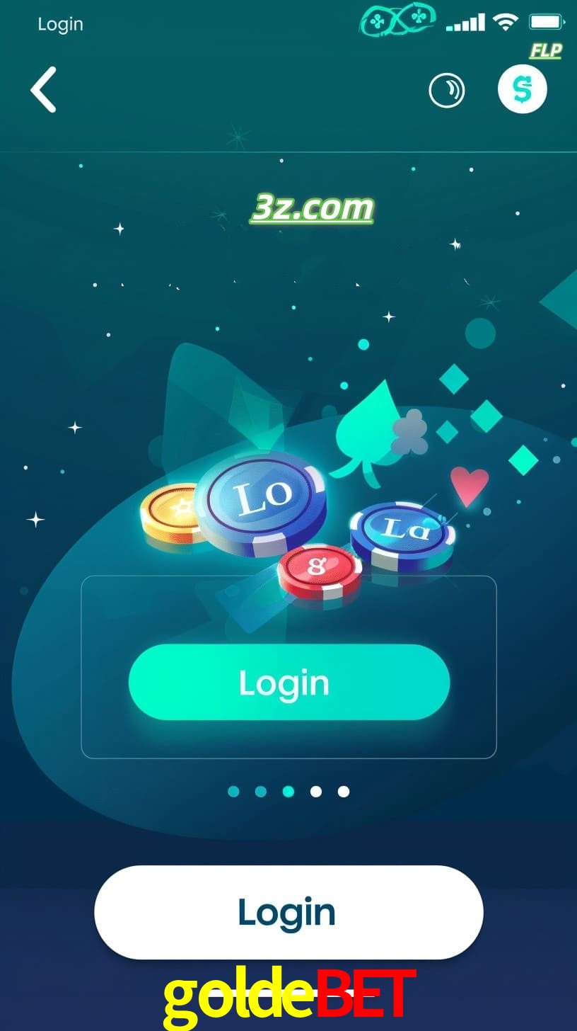 Login no aplicativo de cassino online goldebet Brasil com bônus de boas-vindas
